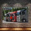 Truck Flag Polyester Digital Printing Classic Cars Banner