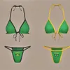 New Bikini Sexy Hanging Neck Triangle Bag Swimwear For Women