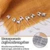 50/100Pcs Safety Pins 19/22/27/30/36/45/55mm Rust Resistant Silver Durable Safety Pins For DIY Crafts Sewing Accessories