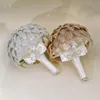 Свадебные цветы HF01 аксессуары для свадебного букета гламурный золотой и серебряный разжигающий подарки для невесты подарка для невесты