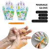 1 Satz von Point Glove Foot Acupressure Sockenmassage -Strick -Socken -Point -Werkzeug Man Man Reflexzonenhandschuhe Hand S5K2