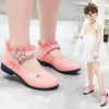 Kids Princess Shoes Baby Soft-solar Toddler Shoes Girl Children Single Shoes sizes 26-36 F4t1#