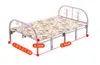 Professional comfortable foldable kids bed for home school children metal steel bedroom furniture