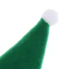 5pcs lollipop Weihnachtshut Mini Santa Claus Hut kleine Süßigkeiten Cap Topper Süße Flaschenstopper Dekor Weihnachtsmiss