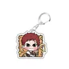 Uzumaki Naruto Sasuke Kakashi Sakura Hinata Keychain Söta karaktärer Akryl Pendant Car Key Chain Rings fans Gift Anime Jewelry