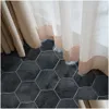 Wall Stickers 5 10Pcs Thick Hexagon Floor Pvc Foam Waterproof Self Adhesive Tile Anti Slip Ground Decals Bathroom Decor 230801 Drop Dhshb