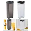 Storage Bottles Airtight Removable Lid Modern Noodle Container Pasta Decorative Spaghetti For Kitchen Cabinet Tea Sugar