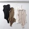 Koszulki kobiet na Instagramie stałe kolor bez rękawów