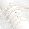 Elegant White Imitation Pearl Choker Collier Big Round Wedding for Women Charm Bijoux de mode 240403