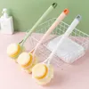 Sponge arrière salle de bain accessoires doux douche éputteuse douche bilatérale des poils du corps Brosse de brosse