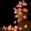 Sznurki 8 -calowe światła dekoracyjne Dekoracja świąteczna Garland Deco Cherry Lighting Flower Stra LED LED