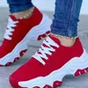 Casual schoenen platform voor vrouwen dikke zool verhoogde dames lente herfst sportschoen 2024 outdoor stevige kleur naaien zapatos