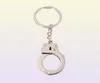 Simulation handcuffs metal keychain car key bottle opener men and women keychain4799068