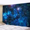 Audio spazio nebuloso cravatta tintura tintura nuvole colorate murale coprivano stella cluster sky sky brow