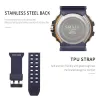 Zegarki Smael Sports Style Nowe męskie zegarki Waterproof Wood Shock Wojskowy Kwarc Waster For Male Digital Strefwatch Tape Clock 8079