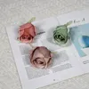 Decoratieve bloemen 30 stks/6-7 cm retro roze kunstmatige zijden bloemenkoppen Diy Scrapbooking Home Wedding Barland Verjaardagsdecoraties Fake