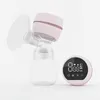 Bröstpumps elektriska bröstpump bröstpump med LED-skärm mjölkdragare för ammande lågt brus med 180 ml mjölkflaska BPA-fri 240413