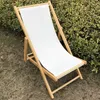 Vaste houten strandstoel lounger ligstoel vouw canvas stoel dutje stoel buiten draagbare silla pliesbare buitenmeubels wkoc