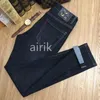 Herren Jeans Designer Fashion Designer Jeans Stil Heißer Drucklochfarbe Schlanker Stretch kleiner Füße Denim Denim