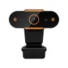 Webcams USB WebCam Focus Auto Focus Camere rotabili per la conferenza di videochiamate in diretta con la telecamera di visualizzazione per PC per laptop
