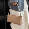 Avondtassen schouder crossbody tas voor kantoor vrouwen 2024 lente neigen vrouwelijke vaste kleur eenvoudige onderarm handtassen oksel