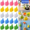 Cable Clip Organizer Wall Hooks Silicone Thumb Self Adhesive Cord Holder Wire Hanger Storage Office Desk Car Kitchen Bathroom