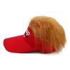 Party Hats Trump 2024 With Hair Baseball Caps Supporter Rally Parade Cotton C92 Drop Delivery Home Garden Festive Supplies Dh7Z4