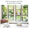 Window Stickers Sticker 3D Frosted Etched Vinyls Privacy Film Glass Balcony Bathroom Decals Stained Paper Decorative