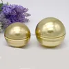 Bouteilles de rangement 200pcs / lot 15g 30g 50g Gold Gold Ball Forme Crème Bouteille Cosmetic Container Pot Emballage