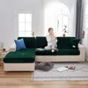 Pokrywa krzesełka aksamitna sofa poduszka do salonu elastyczna miękka stała kolor meble meble ochraniacza