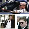 Luxury Mens Polarized Sunglasses conduisant des verres de soleil pour hommes Femme Designer Male Vintage Black Pilot UV400 240410