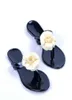 NEU Summer Women039s Blumenruhrschuhe weiblich039s Flip Flops Blumen PVC PVC Sandalen Camellia Jelly Schuhe Strand Schuhe 2944910