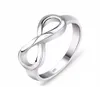 Fashion Silver Color Infinity Ring Eternity Ring Charms Friend Gift Interminless Love Symbole Anneaux de mode pour femmes bijoux3061604
