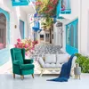 Wallpapers Custom 3D Mural Wallpaper Greece Santorini Love Sea Living Room Bedroom Papier Peint Po Wall Paper226q