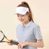 バイザーワイドブリム帽子バケツサン調整可能ユニセックス男性女性プレーンバイザースポーツテニスベアーブルキャップハットゴラスデベラノビーチサンハット女性240413