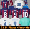 2023 2024 CAMISETAS DE FOUCBOLIS TOCCRECER CONFEYS LEWANDOWSKI PEDRI GAVI 23 24 FC ANSU FATI FERRAN RAPHINHA DES