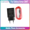 AIBAOQI NOUVEAU ESPORTER USB CHANGER DU CABLE DE TYPE-C Câble de données Câble de charge pour Ulefone Armor 20WT Armure 21 22 Pad 2