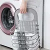 Tvättpåsar smutsiga klädlagringskorg Stor väggmonterad vikning för tvätt