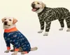 Miaododo köpek kıyafetleri kamuflaj köpek pijama pijama pijama hafif köpek kostüm onesies orta büyük köpekler gömlek 2011091812718