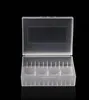 2021 Batteri Portable Plastic Clear Case Clear Battery Case för 18650 18350 Batterier DHL 3978121