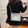 Axelväskor designer väska paljetter satchel kvinnor lyxiga crossbody stor kapacitet armhåla glittrande damer modehandväskor