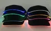 Ball Caps Fashion Unisex Solid Kolor LED LUDINY Baseball Hat Christmas Party Piarked Cap16529213