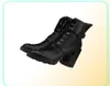 Outumn Winter Women Boot Macademia Boots de tacón alto S de piel de cuero de cuero de piel de ternera Suelas delgadas Correas redondas de caminata al aire libre Sneaker1028545