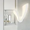 Lampes murales Nordic Bedroom Light Salon Room de lit de chevet lampe de couchage Gamique d'escalier couloir Corridor Decor Lighting