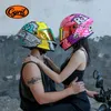 Casques de moto Cyril Sailor R1 Casque Bluetooth Full Racing Summer Big Tail Breathable Magnetic Lens