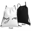 Backpack Hug Hug Me - Inspirational Quote Backpacks Portable Sacs Sacs Bundle Pocket Sports Bag Bookbag pour l'école de voyage