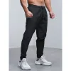 Pantolon Nefes Alabilir Gevşek Pantolon Erkekler Sonbahar Kış Spor Eğitimi Spor Sporları Spor Giyim Elastik Su Geçirmez Açık Mekan Zip Cep Sweatpant