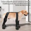 Zapatos para mascotas de ropa para perros con cinta adhesiva para perros activos botas de suspensión impermeables senderismo de nieve de invierno anti-slip lluvia