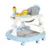 Baby Walker con 6 ruote a rotazione mute Anti Rollover Multifunzionale Walker Sedile Aiuto a piedi Assistente Toy18143820