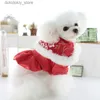 Vestuário de cachorro inverno vestido ano novo ano bronzear pano de cachorro gato yorkie pomeranian shih tzu maltese poodle bichon doar roupas xs l49